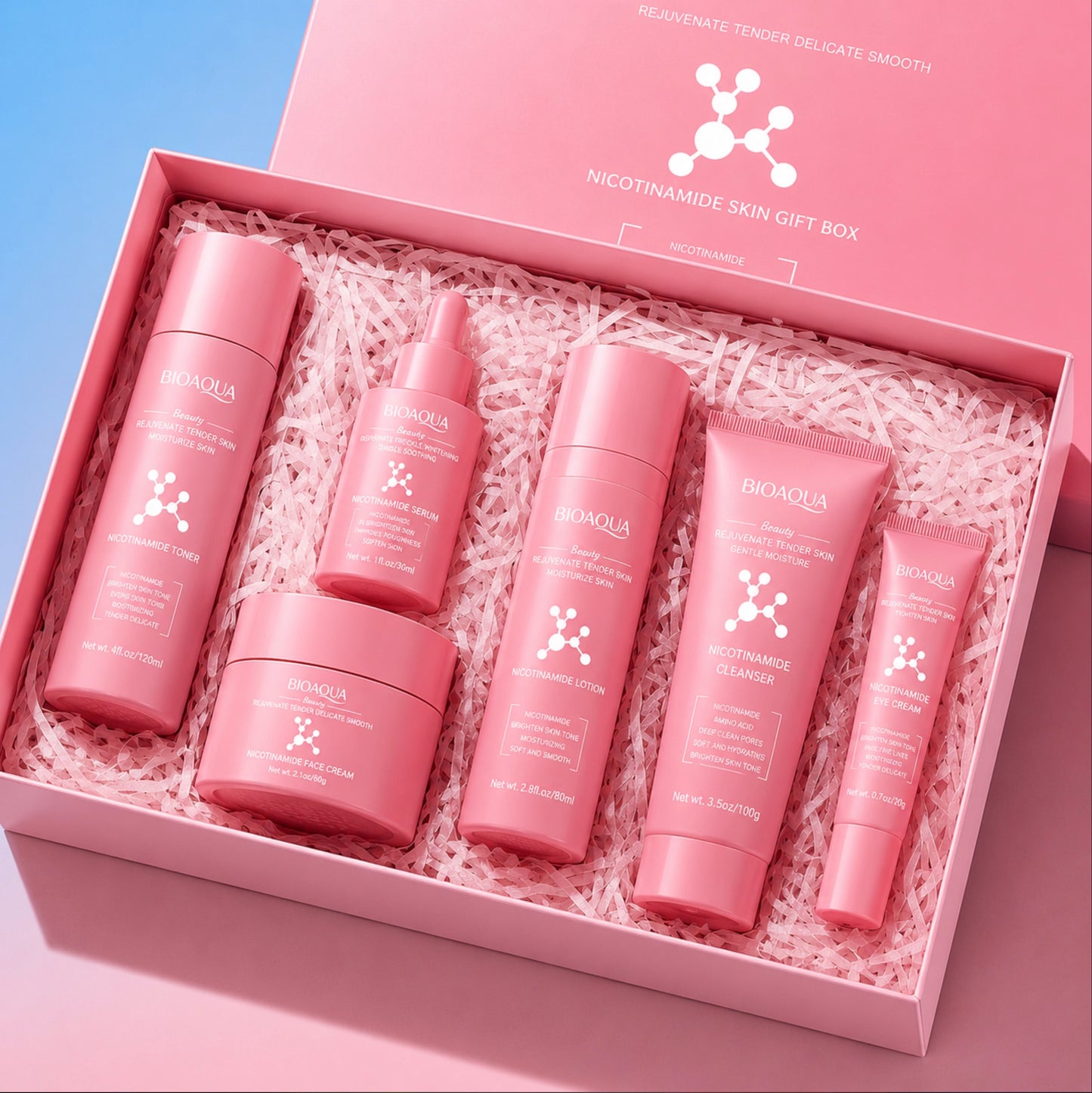 Kit Skincare Bioaqua Rutina Facial