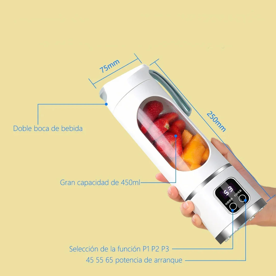 Licuadora portátil eléctrica - exprimelachile
