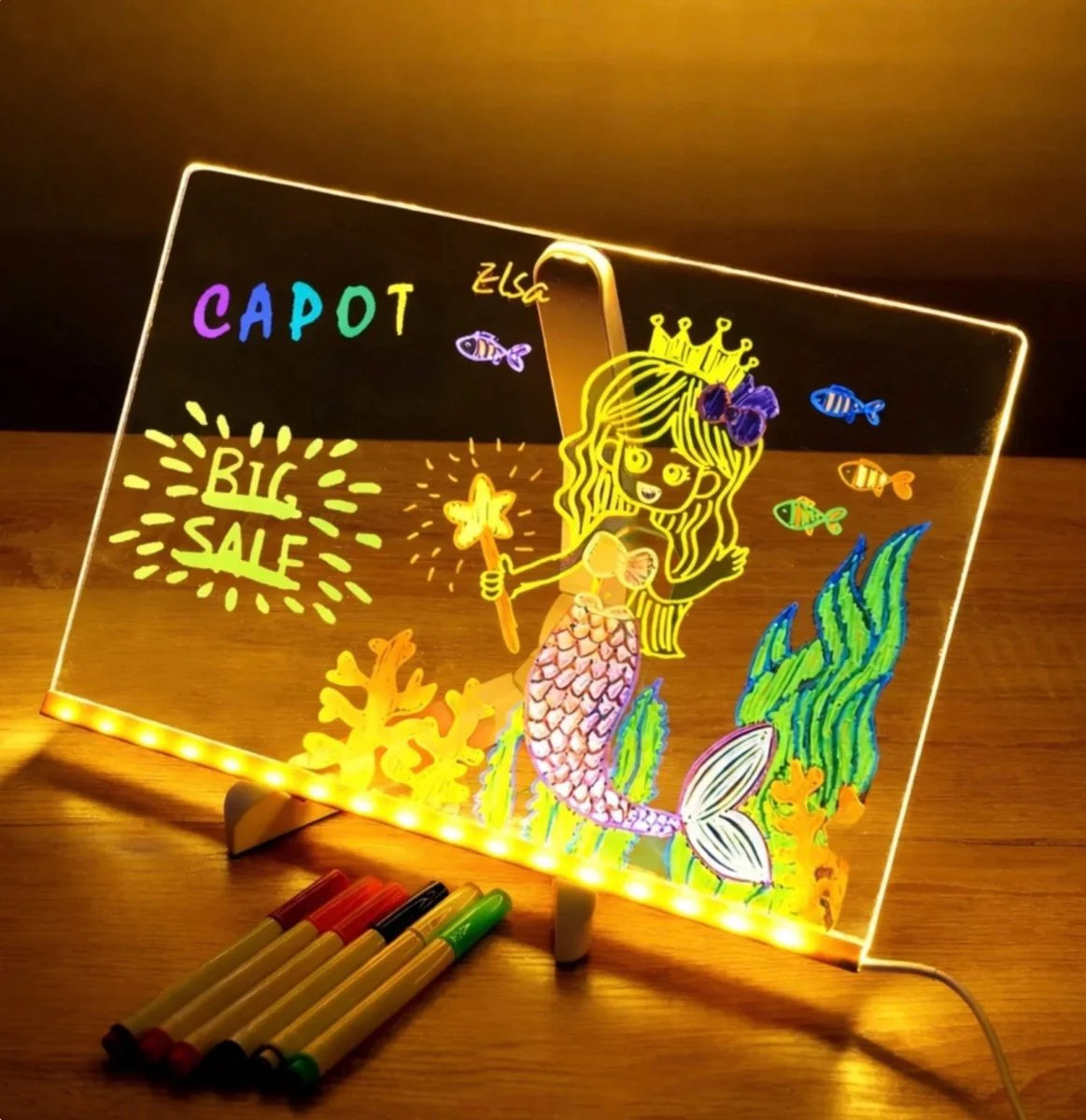 Pizarra Lumiboard LED Acrílica.